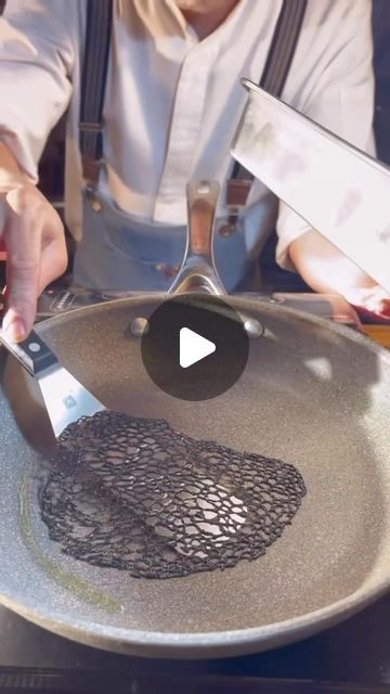 Cooking | Gastronomy | Skills on Instagram: "How to make a “Tuile Dantel” 🤩 -  Follow us for more culinary delights and cooking inspiration! 🍳 -  #Gastronomy #ChefLife #CulinaryArts #FineDining #FoodCulture #ArtOfPlating #GourmetChef #CulinaryMasterpiece #ChefSkills #FoodieArt #ChefsofInstagram #CulinaryExcellence #PlatingPerfection #GastroArt #ChefTalk #CuisineArt #FoodieCulture #MichelinChef #GourmetFood #ChefInspiration #CulinaryMagic #FoodCreativity #ChefLifeStyle #FoodArtist #CulinaryDelight #ChefGram #GourmetExperience #ChefCreations #CulinaryJourney #FoodieAdventures" Fine Dining Pasta Plating, Christmas Garnishes For Food, Pretty Food Presentation, Gourmet Pasta Plating, Plating Food Presentation, Pasta Plating, Culinary Plating, Tuiles Recipe, Food Plating Design