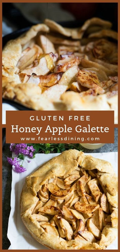 Gluten Free Galette, Gluten Free Apple Recipes, Apple Pastry, Gluten Free Apple, Gluten Free Pie Crust, Apple Galette, Healty Dinner, Galette Recipe, Gluten Free Pie