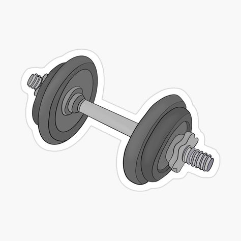 Get my art printed on awesome products. Support me at Redbubble #RBandME: https://www.redbubble.com/i/sticker/Dumbbell-Workout-by-shopdiego/146691766.EJUG5?asc=u Weight Sticker, Exercise Stickers, Workout Stickers, Gym Stickers, Fitness Stickers, Lifting Weights, Fitness Design, Bullet Journal Stickers, Fit Couples