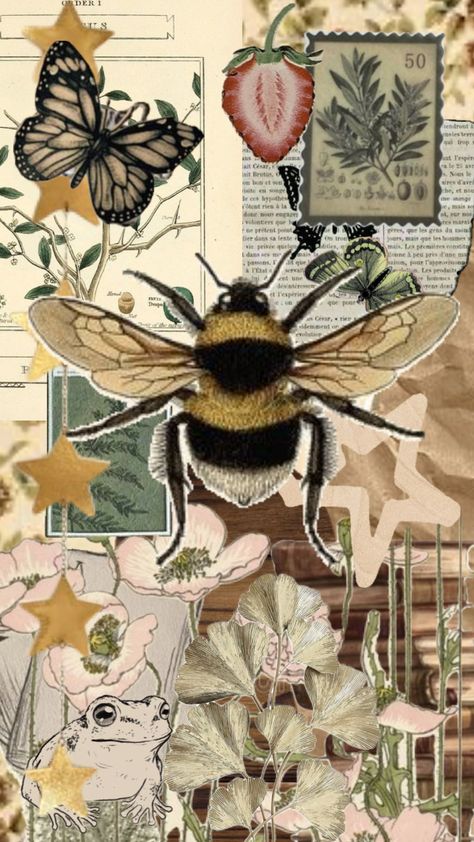 #bee#wallpaper #art #vintage #vibes #love Bumble Bee Aesthetic Wallpaper, Honey Bee Aesthetic Wallpaper, Bee Astethic, Bumble Bee Background, Beehive Wallpaper, Bee Wallpaper Aesthetic, Tanner Aesthetic, Bumble Bee Wallpaper, Bee Pics