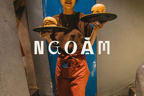 NGOẶM on Behance Cafe Space, Catering Logo, Pop Up Invitation, Family Restaurant, Food Logo Design, Restaurant Logo Design, Restaurant Branding, Branding Logo Design, 2020 Design