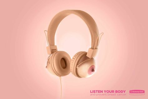 Kimberly-Clark: Headphones Kimberly Clark, Ad Of The World, Creative Advertising Campaign, Ads Of The World, Creative Ads, House Garden, Creative Advertising, Print Ad, Advertising Campaign