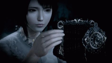 Fatal Frame Pfp, Bijoux Piercing Septum, Fiona Banner, Pfp Gif, Fb Banner, Amanda Young, Black Banner, Animated Banners, Fatal Frame