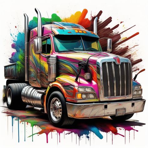 Vintage,truck ,trailers, trucking Print Shop Ideas, Sticker Images, Truck Cake, Digital Pics, Cow Clipart, Lowered Trucks, Truck Art, Big Rig Trucks, Mini Trucks