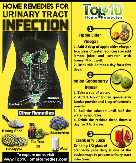 home remedies for UTI: apple cider vinegar, indian gooseberry (amla), cranberry juice, baking soda, tea tree oil, blueberries, pineapple, uva ursi, hot water compresses, water Autogenic Training, Apple Cider Vinegar Remedies, Top 10 Home Remedies, Urinary Tract, Diy Health, Natural Health Remedies, Natural Home Remedies, Health Info, Natural Medicine