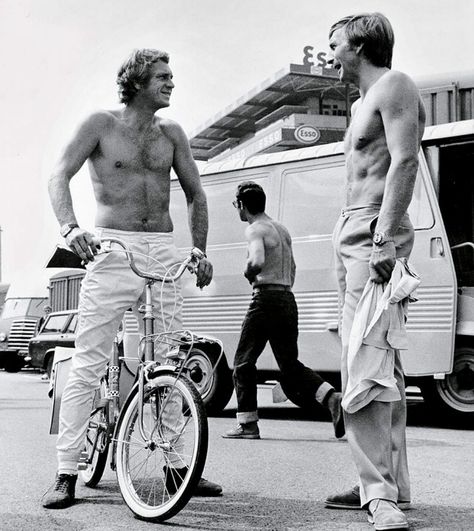 Peugeot Bike, Steve Mcqueen Le Mans, Steve Mcqueen Style, Steven Mcqueen, Jackie Stewart, Top Man, Steve Mc, Mario Andretti, Bike Training