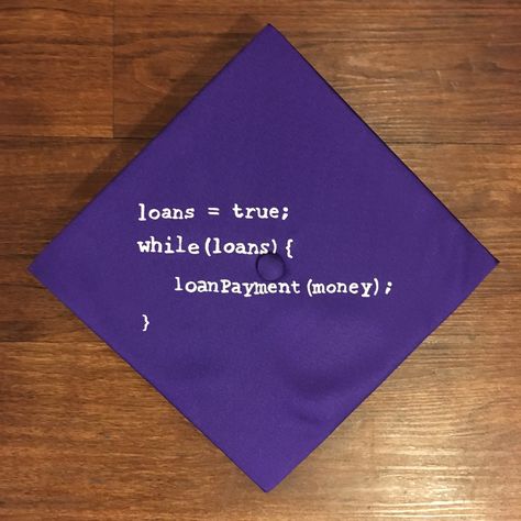 JMU grad graduation cap mortar board coding computer science Go Dukes James Madison University Coding Graduation Cap, Computer Science Graduation, Science Graduation Cap, Funny Graduation Caps, Mba Graduation, Mortar Board, Cap Graduation, High School Graduation Cap, College Graduation Cap Decoration