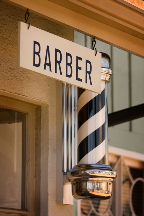 Black and White Barber Pole Barbershop Design Interior, Barber Sign, 25 Aesthetic, Best Barber Shop, Barber Shop Interior, Barbershop Design, Barber Pole, Vintage Barber, Barber Shop Decor