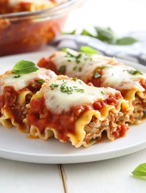 Tasty Cottage Cheese Lasagna Roll Ups Lasagna Roll Ups Cottage Cheese, Cottage Cheese Lasagna Roll Ups, Lasagna Roll Ups With Cottage Cheese, Cheese Lasagna Roll Ups, Cottage Cheese Lasagna, Tomato Marinara Sauce, Lasagne Roll Ups, Lasagna With Cottage Cheese, Lasagna Rolls Recipe