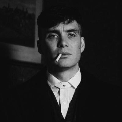 Cillian Murphy, Peaky Blinders, A Man, Black And White, White, Black