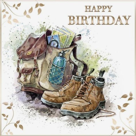 Men Birthday Cards, Mens Birthday Cards, Lekker Verjaar, Male Birthday Cards, Birthday Images For Men, Happy Birthday Man, Mens Cards, Birthday Greetings Friend, Baby Animal Drawings