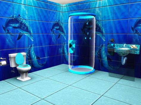 dolphin bathroom | Dolphin Mural Bathroom Tiles Dolphin Mural, Dolphin Bathroom, Dolphin Bedroom, Mural Bathroom, Bathroom Wall Tile Design, Dolphin Decor, Bathroom Wall Tiles, Bathroom Mural, Bathroom Ideas Decor