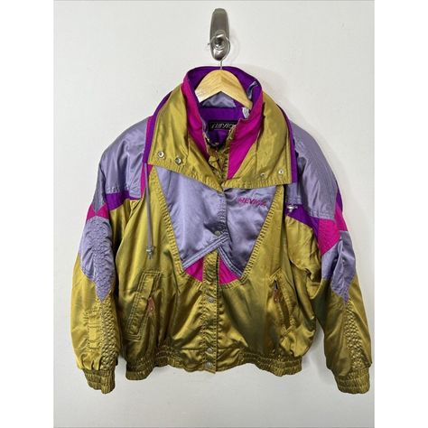 Vintage 80s Nevica Woman 10 Ski Jacket Neon Gold Loud Colorful Winter Coat Ski Measures Pit To Pit 24 In Collar To Hem 25 In Center Collar To Cuff 32.5 In Condition Mint, No Damage Or Stains Limited To No Signs Of Wear Winter Mantels, Ski Vintage, Winter Colors, Ski Jacket, Women's Coat, Coats Jackets Women, Winter Coat, Favorite Outfit, Coats For Women