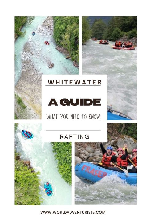 Everything you need to know to enjoy your whitewater rafting trip! Whitewater Rafting, Rafting, Need To Know