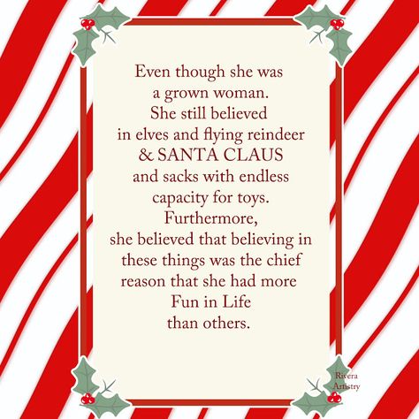 I still believe in Santa Santa Quotes, Flying Reindeer, Believe In Santa, Christmas Quotes, Holiday Celebration, Facebook Cover, Elf On The Shelf, Be Still, More Fun