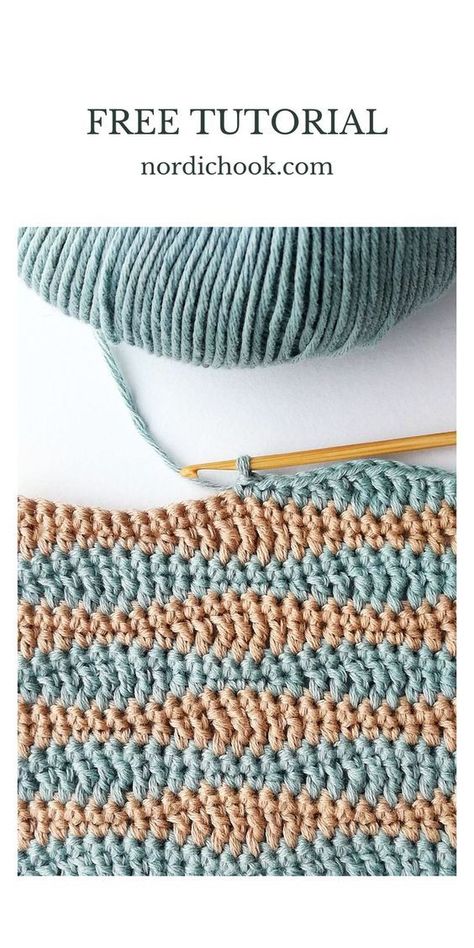 This free crochet tutorial shows how to make the long wave stitch step-by-step. It includes detailed photo instructions. It is a repeat of four rows and it looks very similar on both sides. For the long wave stitch you will need more than one color yarn. Crochet Weaving Pattern, Different Crochet Blanket Patterns, Crochet Stitches With 2 Colors, Front Post Crochet Patterns, Different Crochet Patterns Stitches, Best Crochet Stitch For Chunky Yarn, Crochet Aphgan Free Patterns, Crochet Blanket Patterns Easy Simple, 2 Color Baby Blanket Crochet