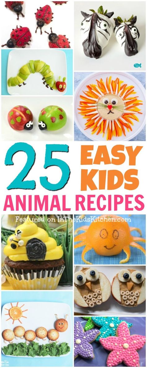 The 25 CUTEST Kids Snacks That Look Like Animals Nailed It Birthday Party, Animal Themed Food, It Birthday Party, Theme Snack, Healthy Design, Animal Snacks, Diy Healthy Snacks, Birthday Party Ideas For Kids, Party Spread