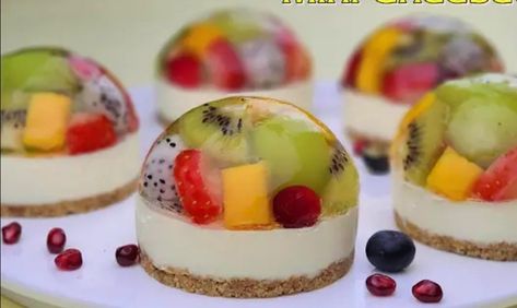 Jelly Recipes Desserts, Jelly Cheesecake, Whole Wheat Cookies, Super Torte, Jelly Desserts, Cheesecake Mini, Baked Fruit, Jelly Cake, Easy Cheesecake