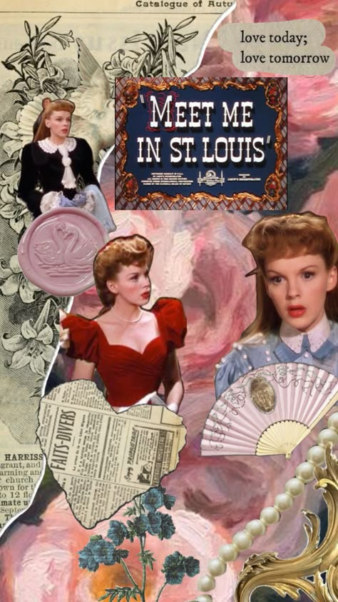 Judy Garland Meet me in St Louis Louis Aesthetic, Meet Me In St Louis, Show Me A Hero, 80s Pop Culture, Musical Film, Judy Garland, Smile Because, Musical Movies, Film Aesthetic