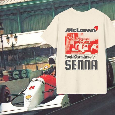 Ayrton Senna didn’t just race; he gave every damn thing he had, pushing limits like no other. This is a reminder to live full throttle, no excuses, give it everything you have. ClutchCloth: ✅ Free shipping on orders of 2+ items ✅ Super comfy 100% cotton ✅ Save 15% by joining the Clutch Crew! ✅ The perfect gift Get yours at www.ClutchCloth.com and rep the GOAT of racing. #Senna #AyrtonSenna #McLaren #f1 #CarCulture #Motorsport #ClutchCloth #racinglife #FullThrottle #nolimits Senna F1, Racing Apparel, Races Outfit, Full Throttle, Taurus Facts, Mclaren F1, No Excuses, The Goat, Car Culture