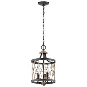 Kichler Brookglen Black with Gold Tone Single French Country/Cottage Cage Pendant Light at Lowes.com Square Pendant Lighting, Orb Pendant Light, Linear Pendant Lighting, Cylinder Pendant Light, Kitchen Island Light, Geometric Pendant Light, Mudroom Entryway, Drum Pendant Lighting, Lantern Pendant Lighting