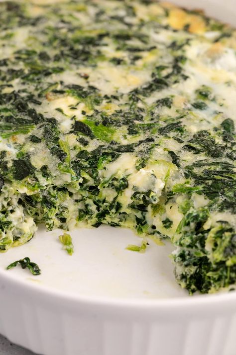 Spinach Recipes Side, Frozen Spinach Recipes, Spinach Casserole Recipes, Spinach Side Dish, Spinach Souffle, Spinach Breakfast, Sweet Potato Souffle, Spinach Casserole, Souffle Recipes