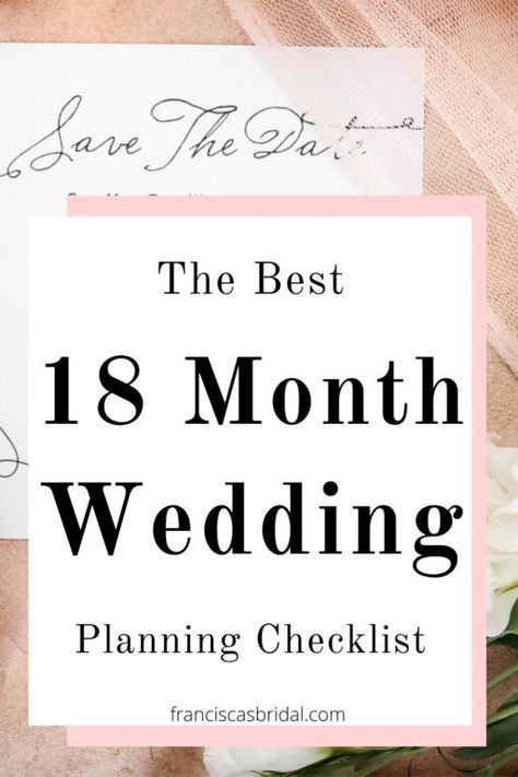 Now that you're engaged, it's time to jump right into the world of wedding planning with this 18 month wedding planning checklist! From setting your wedding budget to finalizing your guest list, I have got you covered with essential monthly checkpoints and wedding planning suggestions! | Wedding planning checklist | Wedding planning timeline | Wedding planning tips | Wedding timeline | Planning a wedding | Wedding planner checklist | Wedding timeline checklist | Wedding timeline 18 month | Wedding Checklist Timeline Printable, Wedding Timeline Checklist, Checklist Wedding Planning, Wedding Planning Checklist Timeline, Wedding Playlist Reception, Wedding Checklist Timeline, Wedding Emergency Kit, Amazon Wedding Registry, Wedding Planner Checklist