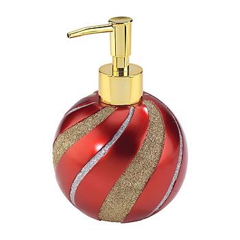 Avanti Nutcracker Soap Dispenser, Color: Red Multi - JCPenney Red Nutcracker, Holiday Soap, Counter Top Accessories, Christmas Soap, Christmas Bathroom Decor, Christmas Bathroom, Red Ornaments, Festival Diy, Gold Pumps