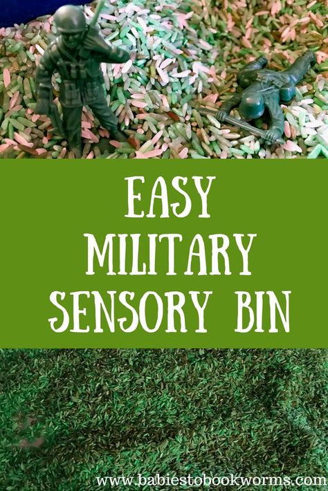 Introduce kids to Veterans Day with a camouflage sensory bin, activities showing gratitude to Veterans, and awesome read alouds!     #VeteransDay #SensoryBin #KidsBooks #MilitarySensoryBin #Camouflage Community Helpers Preschool Activities, Remembrance Day Activities, Veterans Day Activities, Child Activities, Activities For All Ages, Showing Gratitude, Sensory Activities Toddlers, Kids Literacy, Number Activities