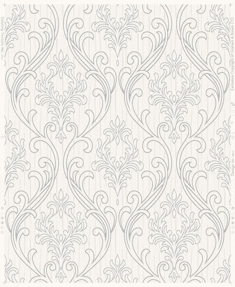 Palais Royale 33' x 20" Damask Wallpaper Lilac White, Embroidery Template, Embossed Wallpaper, Textile Pattern Design, Damask Wallpaper, Damask Print, Embroidery Motifs, Handwork Embroidery Design, Hand Embroidery Design Patterns