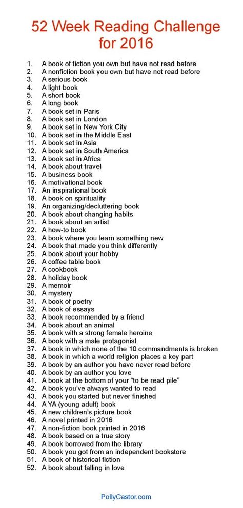 Reading Challenge 2016 Long Books, Recommended Books, Short Books, Reading Rainbow, Book Challenge, Club Ideas, Book Suggestions, Reading Challenge, Best Books