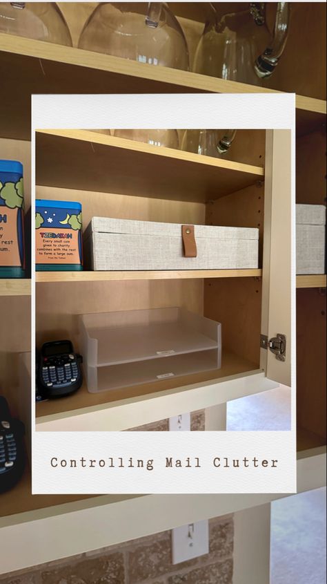 How to keep mail from piling up on your counters. Control mail clutter with this easy filing system. Magnolia Home Office, Mail Clutter, Organized Paperwork, Magnolia Fabrics, Organizing Paperwork, Hearth & Hand With Magnolia, Letter Tray, Fabric Storage Boxes, Hearth And Hand