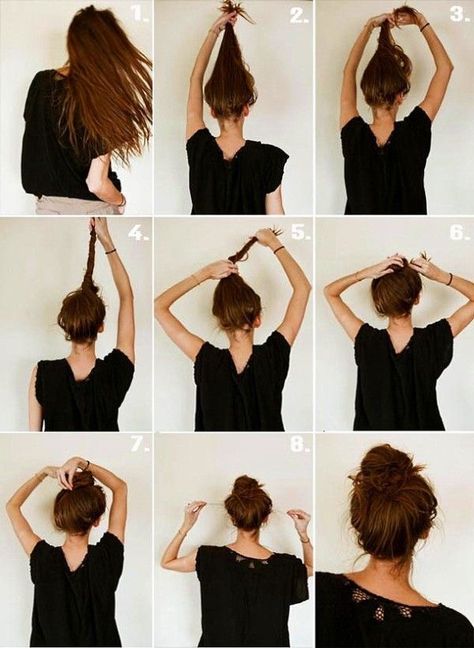 Easy And Beautiful Hairstyles, 2023 Hairstyles, Easy Hairstyles Quick, Step By Step Hairstyles, Cute Hairstyles For Medium Hair, Quick Hairstyles, Stylish Hair, Length Hair, Hair Hairstyles