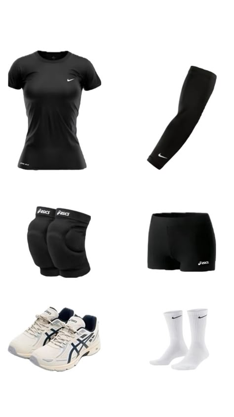 Just a simple volleyball outfit Winter Volleyball Outfit, Volleyball Outfits Practice Clothes, Volleyball Tryouts Outfits, What To Wear To Volleyball, Volleyball Outfits For School, Volleyball Outfits Practice, Outfits For Volleyball, Volleyball Attire, Volleyball Practice Outfits