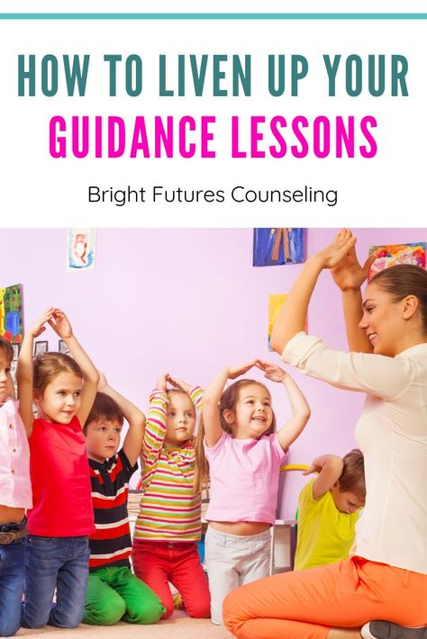 3 Ways to Liven Up Your Guidance Lessons: Learn how to use videos, escape rooms, and interactive role play to liven up your school counseling guidance lessons in this blog post. Tips include how to mange behaviors and increase engagement! School Counselor Organization, Individual Counseling Activities, Collaboration Station, Teaching Class, Curriculum Lesson Plans, Guidance Counseling, Elementary Lessons, Elementary School Counselor, Guidance Lessons