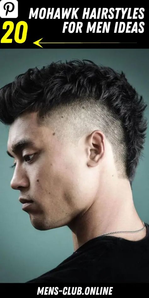 Mohawk Hairstyles for Men 20 Ideas: A Trendsetting Guide Mohawk Hairstyles For Men, Mohawk For Men, Mohawk Haircut, Guy Hair, Mohawk Hairstyles Men, Shaved Hairstyles, Mohawk Styles, Mens Hairstyles Thick Hair, Faded Hair