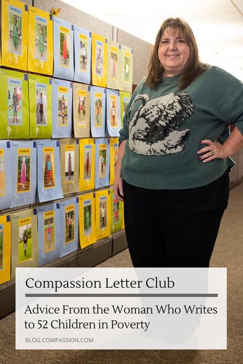 Compassion International Letter Writing Ideas, History Homeschool, Letters Ideas, Living In Poverty, Compassion International, Letter Ideas, Writing Blog, Writing Letters, Cool Lettering