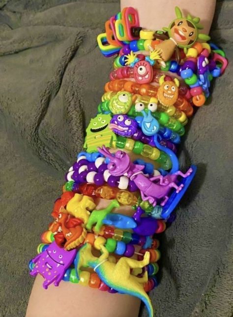 Kandi Core, Scene Kandi, Rave Bracelets, Y2k Scene, Loom Crochet, Diy Kandi Bracelets, Diy Kandi, Kandi Kid, Kandi Cuff