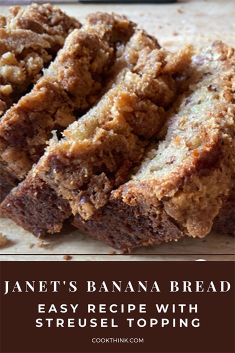 Easy Banana Bread Recipe, Best Banana Bread, Banana Nut Bread, Banana Bread Recipe, Bread Recipes Sweet, Streusel Topping, 140 Pounds, Banana Recipes, Bread Recipes Homemade