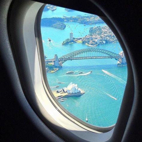 115.2k Likes, 958 Comments - Australia (@australia) on Instagram: “When flying into @sydney, be sure to book a window seat - the city looks spectacular from the air!…” Window With A View, Great Barrier Reef Australia, Sydney Photography, Sydney Travel, Moving To Australia, Airplane Window, Sydney City, Airlie Beach, Sydney Harbour