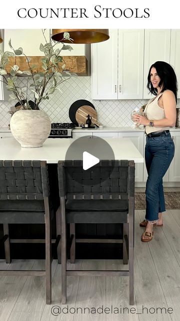 Donna Delaine Dyck / Home decor & design on Instagram: "I’m so happy to share my new counter stools with you ✨
AND.. the fact that these beauties from @nathanjames are currently discounted for their Memorial Day sitewide SALE! 
I’ve been on a quest to find a perfect counter stool that is sturdy, comfortable and looks good.. I love the solid wood frame, woven back and comfy seat cushions! These check all the boxes✨ 

Visit the link in my bio to shop!
Or comment ‘shop’ for a link sent to you! 

#nathanjamespartner 
#counterstools #kitcheninspo #modernorganic #interiors" Sitewide Sale, Organic Modern, Counter Stools, Memorial Day, Seat Cushions, Wood Frame, Solid Wood, Cushions, Wood