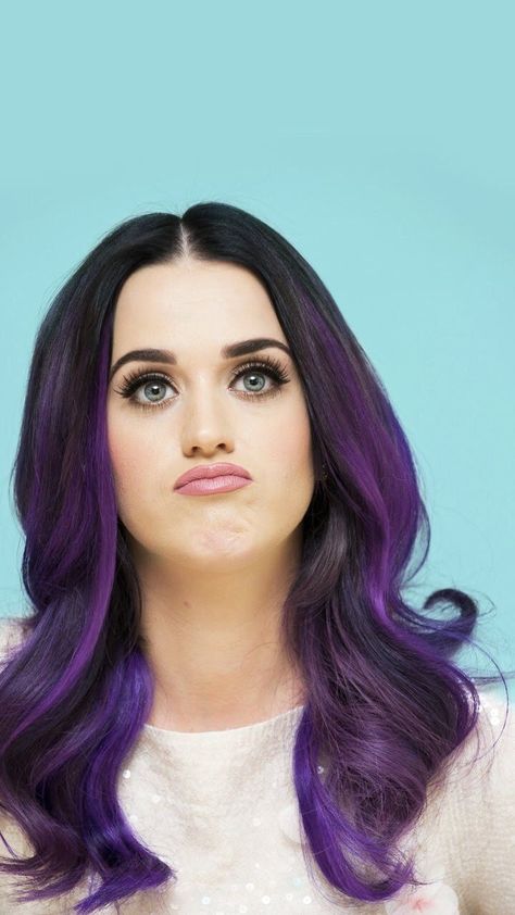 Katy Perry Hair, Katie Perry, Katy Perry Wallpaper, Katy Perry Hot, Scarlett Johansson, Katy Perry, Purple Hair, Singers, Ariana Grande