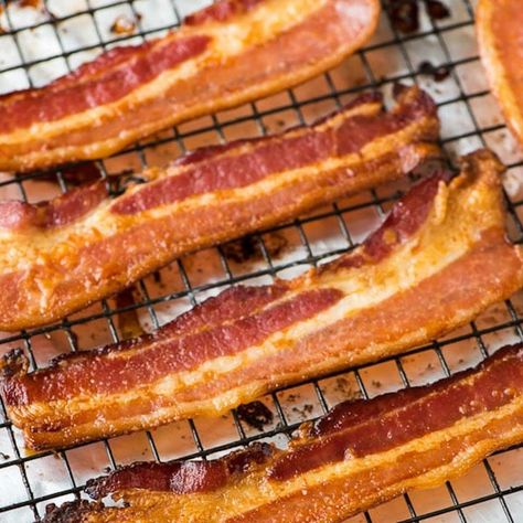 Bacon In Convection Oven, Bacon In Oven, Thick Bacon, Well Plated, Bacon Dressing, Bacon In The Oven, Baked Bacon, Thick Cut Bacon, Convection Oven