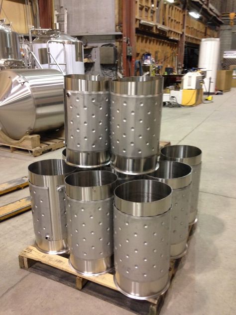 50 L wine tanks | Ripley Stainless Limited Alcohol Still, Wine Tanks, Wood And Concrete, Wine Cellars, Grinding Machine, Wine Cellar, Sheet Metal, Small Home, Wine And Spirits