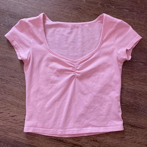 🎀 FOR SALE - baby pink pastel ruched balletcore crop... - Depop Kawaii Cutecore, Pink Pastel, Crop Top Outfits, Baby Pink, Crop Top, Pastel, Top Outfits, Crop Tops, Wardrobe