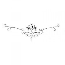 . Dragonfly Tramp Stamp, Delicate Tramp Stamp, Baja Tattoo, Lotus Flower Tattoo Stencil, Flower Tattoo Stencil, Simple Lotus Flower Tattoo, Simple Lotus Tattoo, Ornamental Elements, Tattoo Tramp Stamp