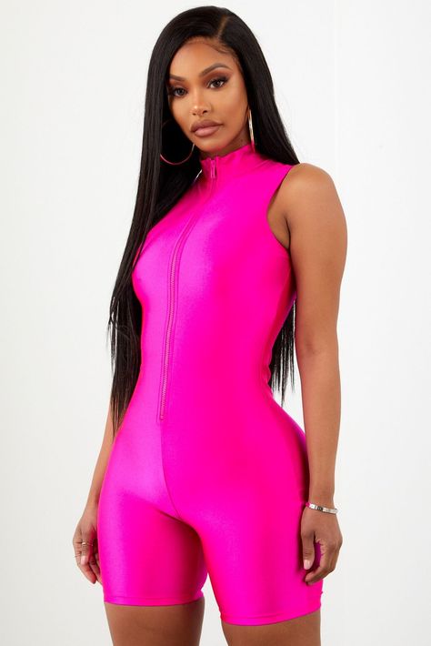 cd0dce8fca267bf1fb86cf43e18d5598desc43221968ri Unitard Outfit, Jodie Joe, Yodit Yemane, Boujee Outfits, Black Jeans Outfit, Pink Jumpsuit, Sports Suit, Pink Outfits, Sporty Look