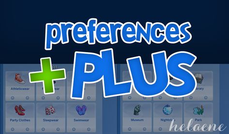 https://www.patreon.com/posts/54470706 This mod provides new outfit and venue preferences, as well as over *20* general interests, for selection in CAS using the new likes/dislikes system. Preferences... Sims 4 Preferences Cc, Sims 4 Excersise Cc, Sims 4 More Likes And Dislikes, Sims 4 Likes And Dislikes Mod, Sims 4 Cc Likes And Dislikes, Sims4 Jobs, Sims 4 Likes And Dislikes Cc, Sims 4 Cc Traits, Sims Traits