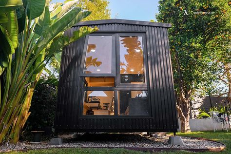 Prefab Office, Affordable Prefab Homes, Prefab Sheds, Pre Fab Tiny House, Prefab Buildings, Prefab Home, Modern Shed, Modern Prefab Homes, Backyard Studio