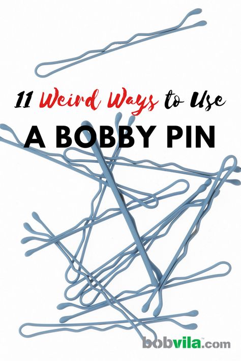 These are the handy ways you can use bobby pins around the house. Bobby Pins Diy, Pin Back Bangs, Rainbow Fruit Platters, Diy Pet Bed, Survival Supplies, Rainbow Fruit, Cleaning House, Hair Things, A Ponytail